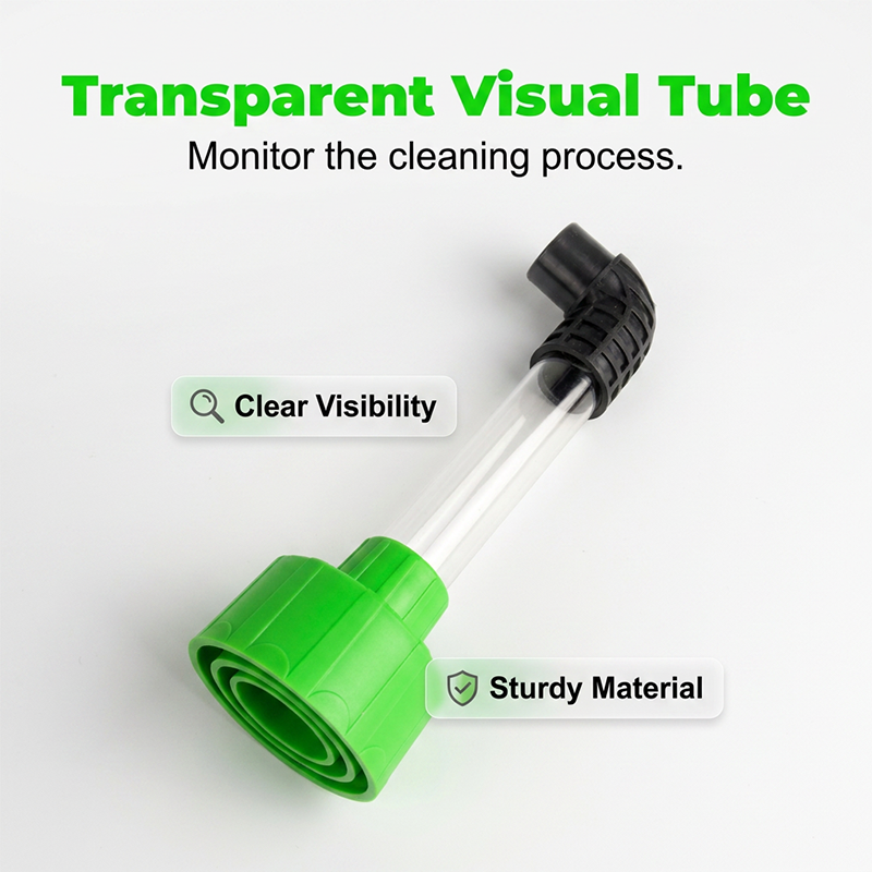 🔥 -50% ! 🎉 Outil de Nettoyage des Conduites d’Évacuation de Condensat pour Climatiseur – Raccord Flexible & Tuyau Transparent – Compatible Aspirateur Eau/Poussière 🛠️