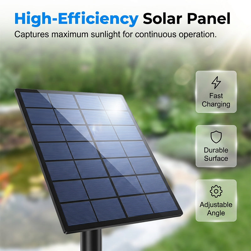 🔥 50 % DE RÉDUCTION 🐟 Aérateur de bassin à énergie solaire avec pompe à air intégrée ☀️ Oxygénez efficacement l'eau – sans frais d'électricité 🌿
