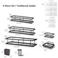 🧴 50% DE RÉDUCTION 💥 Ensemble d’étagères de salle de bain sans perçage – Acier anti-rouille & drainage rapide – Rangement modulaire, idéal pour shampoings, gels douche ou accessoires 🛁
