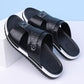 👞🏖️ PROMO FLASH 50% ! Sandales Slip-On Homme Simili Cuir – 2 Textures, Semelle Anti-Dérapante, 3 Couleurs, Pointures 39-48, Respirantes, Rembourrées ✨