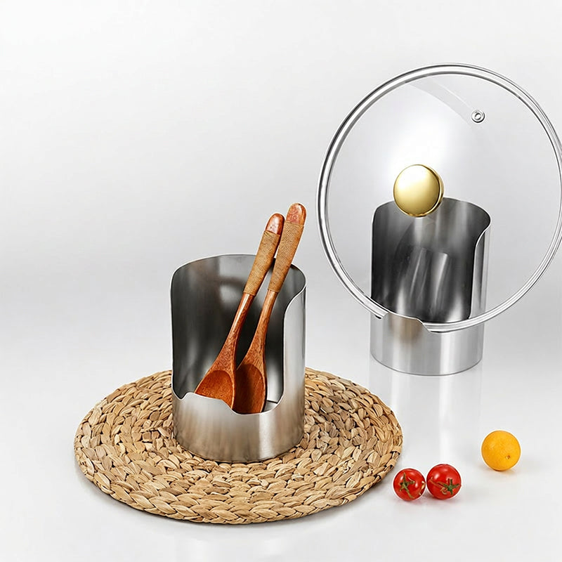 🔥50 % DE RÉDUCTION🍳 Range-ustensiles de cuisine multifonctionnel | Acier inoxydable ultra-résistant pour une grande solidité · Conception verticale peu encombrante · Facile à nettoyer et résistant à l'huile