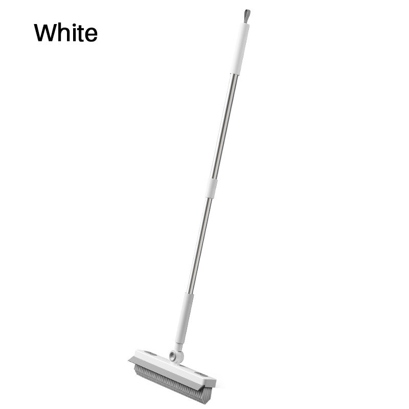 🧹 Brosse de sol 3-en-1 pivotante à 360° |  Dépoussière et racle en un seul geste 🔄 Nettoyage à poils durs · Élimine efficacement les salissures sans abîmer le sol 📏