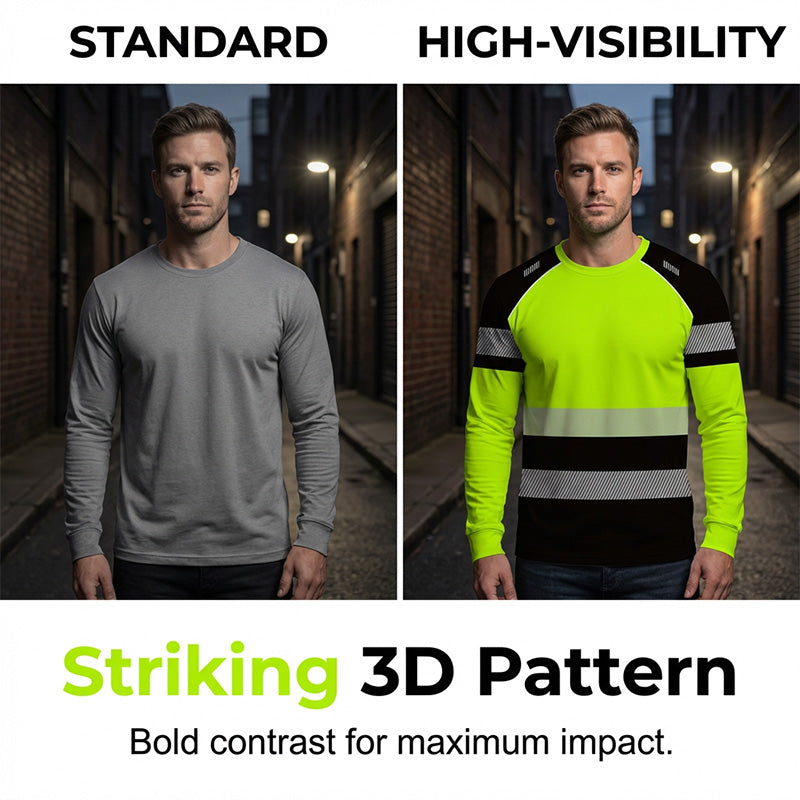 👕 50 % DE RÉDUCTION ! 🏃‍♂️ T-shirt à manches longues sportif pour homme – Évacue la transpiration et orné d'un imprimé discret – Idéal pour les journées actives, le jogging ou les loisirs – Respirant et confortable 🌿