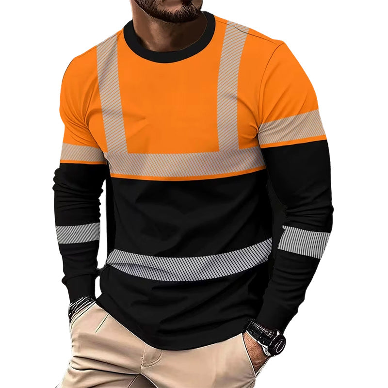 👕 50 % DE RÉDUCTION ! 🏃‍♂️ T-shirt à manches longues sportif pour homme – Évacue la transpiration et orné d'un imprimé discret – Idéal pour les journées actives, le jogging ou les loisirs – Respirant et confortable 🌿