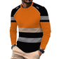 👕 50 % DE RÉDUCTION ! 🏃‍♂️ T-shirt à manches longues sportif pour homme – Évacue la transpiration et orné d'un imprimé discret – Idéal pour les journées actives, le jogging ou les loisirs – Respirant et confortable 🌿