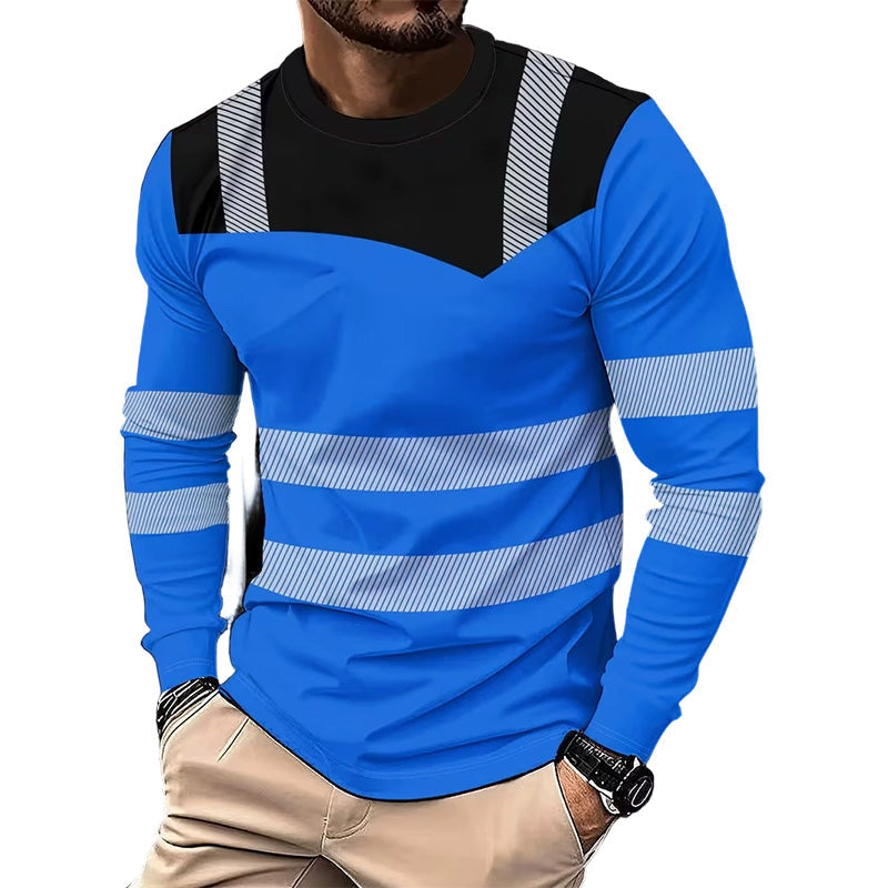👕 50 % DE RÉDUCTION ! 🏃‍♂️ T-shirt à manches longues sportif pour homme – Évacue la transpiration et orné d'un imprimé discret – Idéal pour les journées actives, le jogging ou les loisirs – Respirant et confortable 🌿