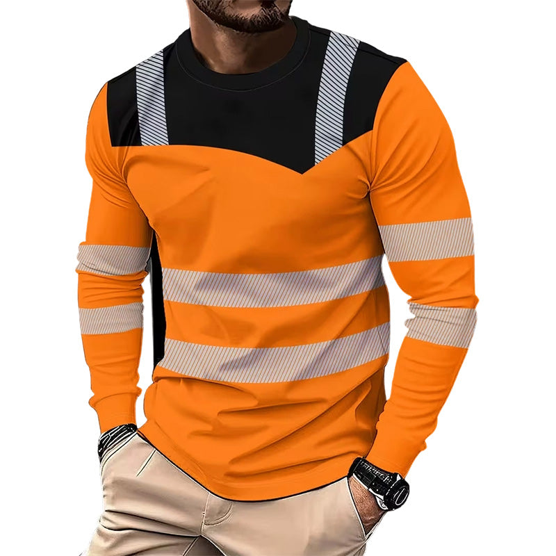 👕 50 % DE RÉDUCTION ! 🏃‍♂️ T-shirt à manches longues sportif pour homme – Évacue la transpiration et orné d'un imprimé discret – Idéal pour les journées actives, le jogging ou les loisirs – Respirant et confortable 🌿