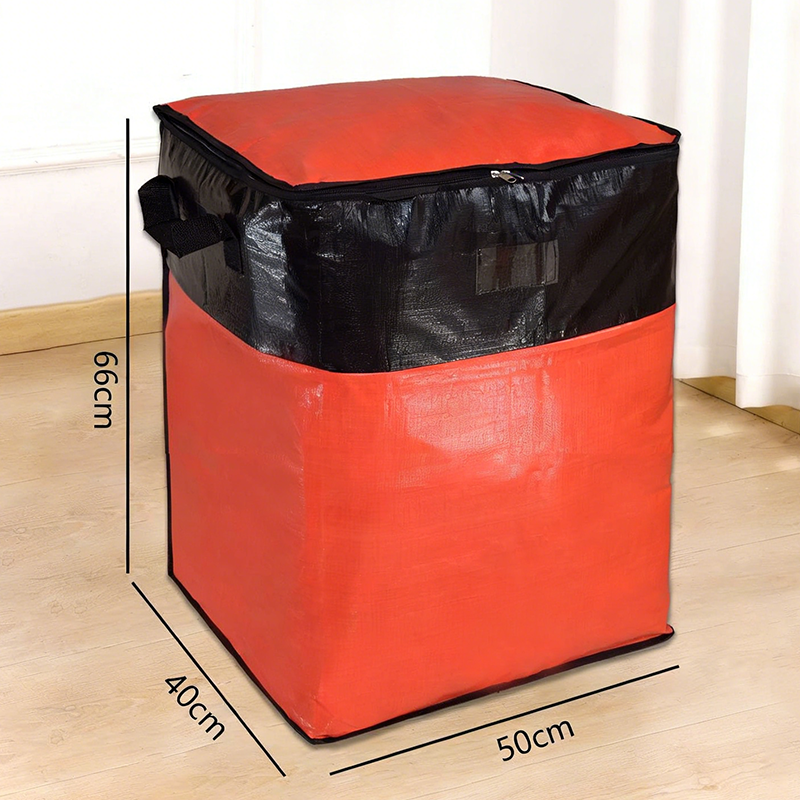 📦🧳Sac de rangement et de déménagement pliable – Poignées robustes et fermeture éclair – Se plie à plat, idéal pour les déménagements, les voyages ou le rangement de placard – Réutilisable et facile à nettoyer 🏠