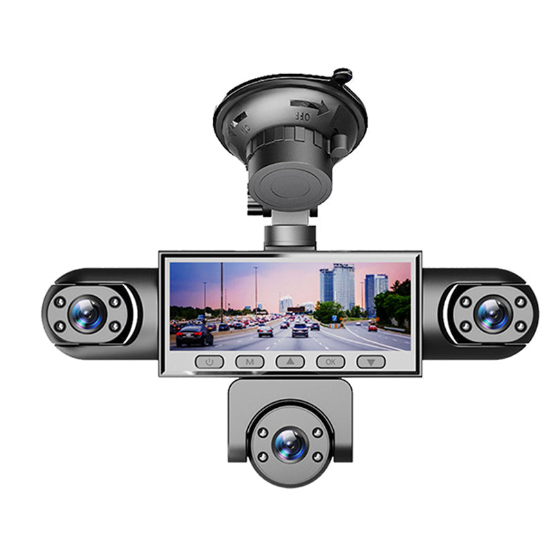 🚘🔒 -50% ! 📷 Caméra Embarquée 4 Canaux 1080p – Vision Nocturne & Stationnement 24h/24 pour Sécurité Auto