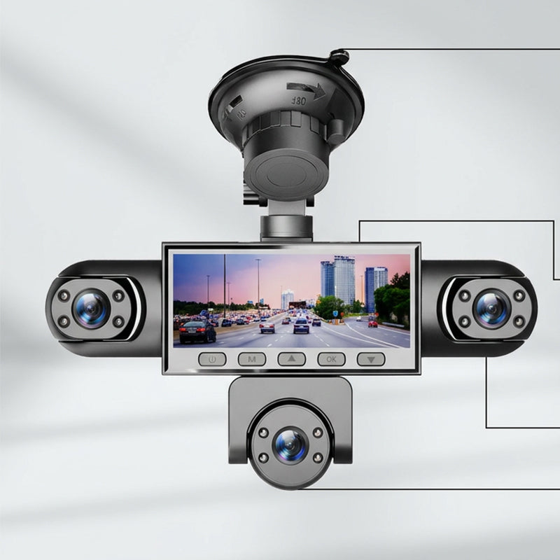 🚘🔒 -50% ! 📷 Caméra Embarquée 4 Canaux 1080p – Vision Nocturne & Stationnement 24h/24 pour Sécurité Auto