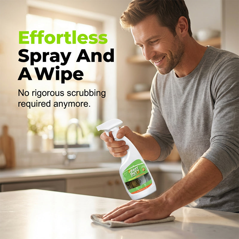 🧼 50% DE RÉDUCTION 🥳 Spray dégraissant haute performance pour cuisine – Dissout les graisses incrustées & les résidus de cuisson – Sans rinçage, efficace sur toutes les surfaces – idéal pour plaques, fours ou hottes 💪✨🏠