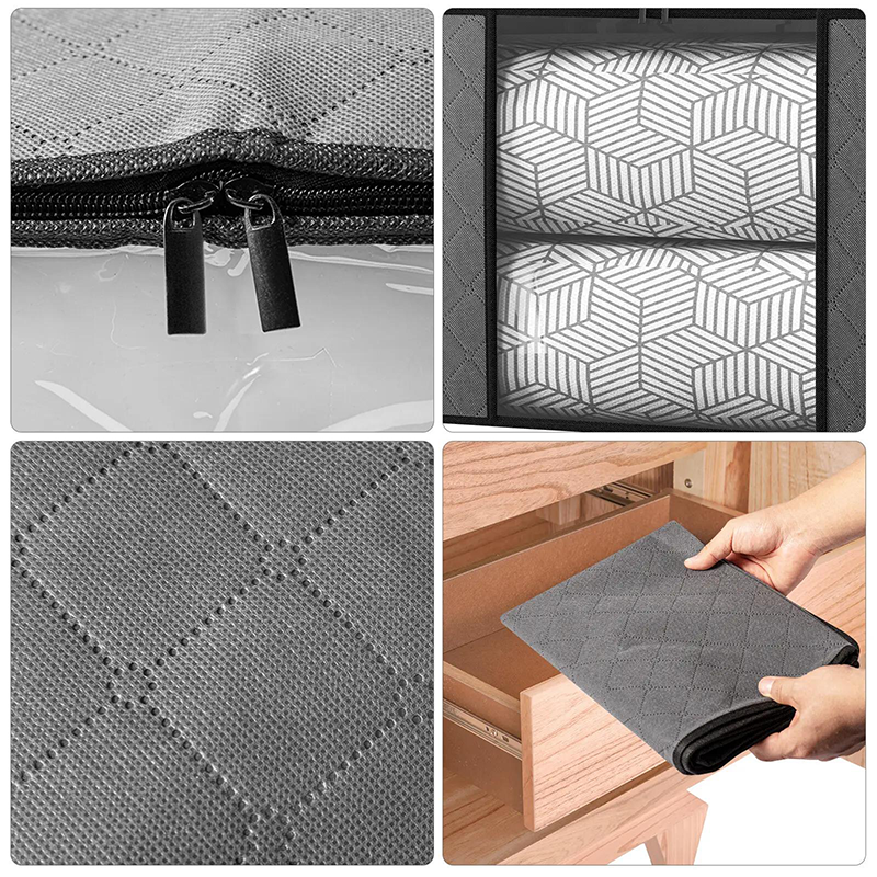 📦50% DE RÉDUCTION✨Sac de Rangement Grande Capacité – Tissu Respirant & Fenêtre Transparente 🏡