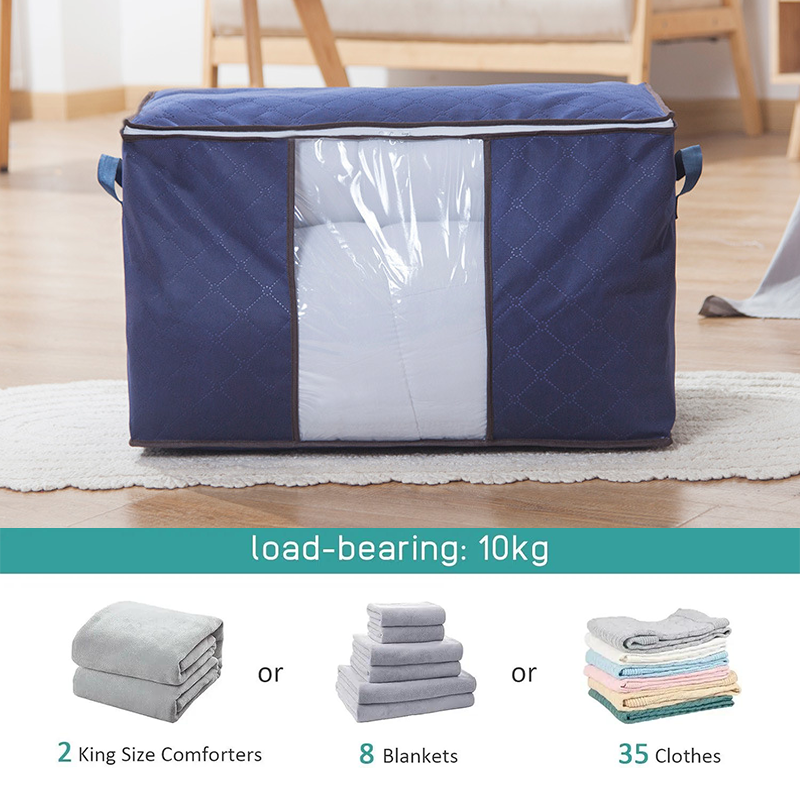 📦50% DE RÉDUCTION✨Sac de Rangement Grande Capacité – Tissu Respirant & Fenêtre Transparente 🏡
