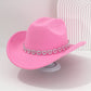 🤠 PROMO LIMITÉE 50% DE RÉDUCTION ! 💥 Chapeau Cowboy Strass Cœur Femme – Scintillant, Accents Cœur, Festival Prêt ✨