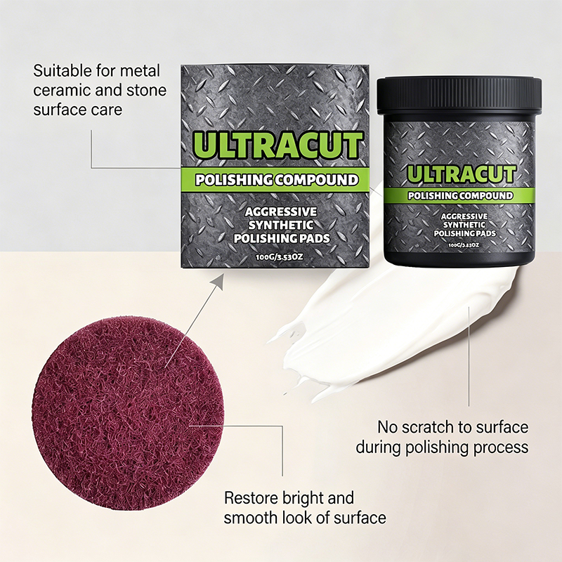 🛠️50 % DE RÉDUCTION ✨ Produit de polissage multi-surfaces | Convient aux métaux et à la pierre · Élimine les rayures et l'oxydation, redonne de l'éclat · Facile à utiliser pour le bricolage