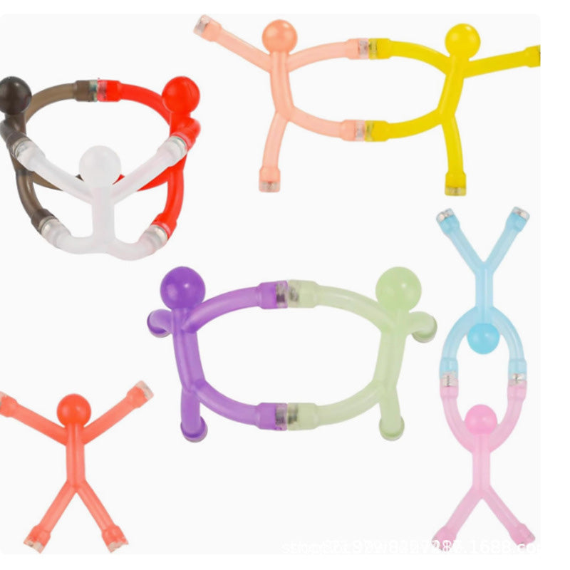 🔥50 % DE RÉDUCTION🧲 Petits bonhommes magnétiques créatifs | Fixation magnétique puissante · Articulations mobiles · Anti-stress | Pour le réfrigérateur, le bureau ou le rangement