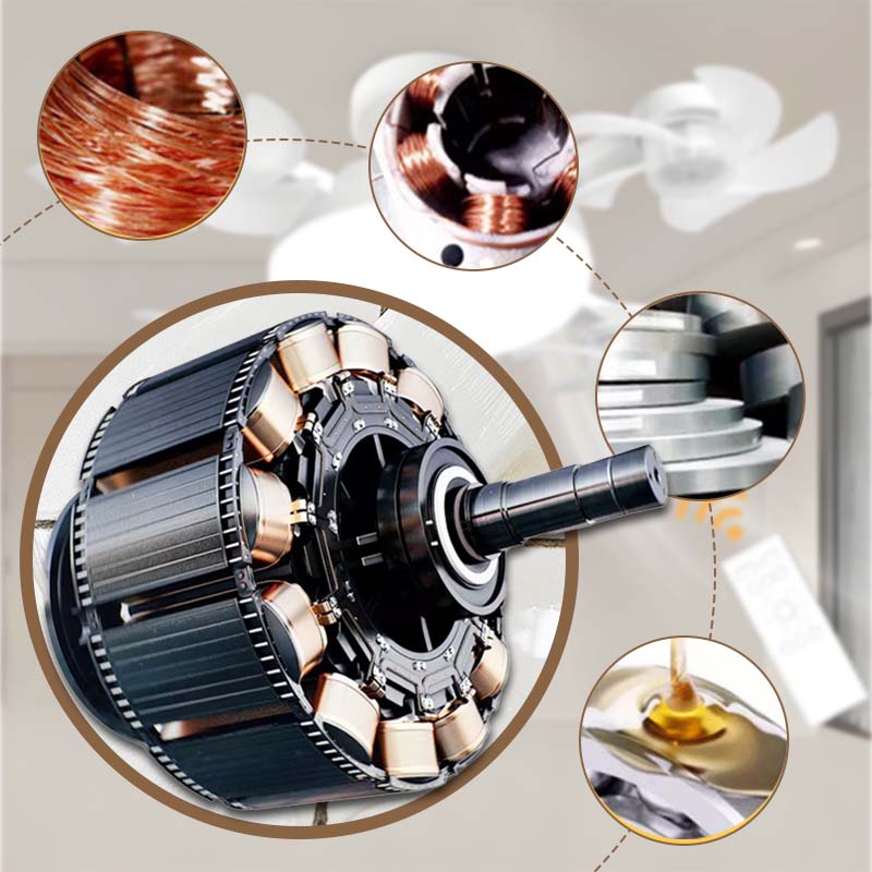 🌀 50 % DE RÉDUCTION ! 💡 Ventilateur de plafond avec douille E27 – Ventilateur LED 2-en-1 silencieux avec télécommande – Fraîcheur et lumière tout en un 🏠
