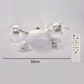🌀 50 % DE RÉDUCTION ! 💡 Ventilateur de plafond avec douille E27 – Ventilateur LED 2-en-1 silencieux avec télécommande – Fraîcheur et lumière tout en un 🏠