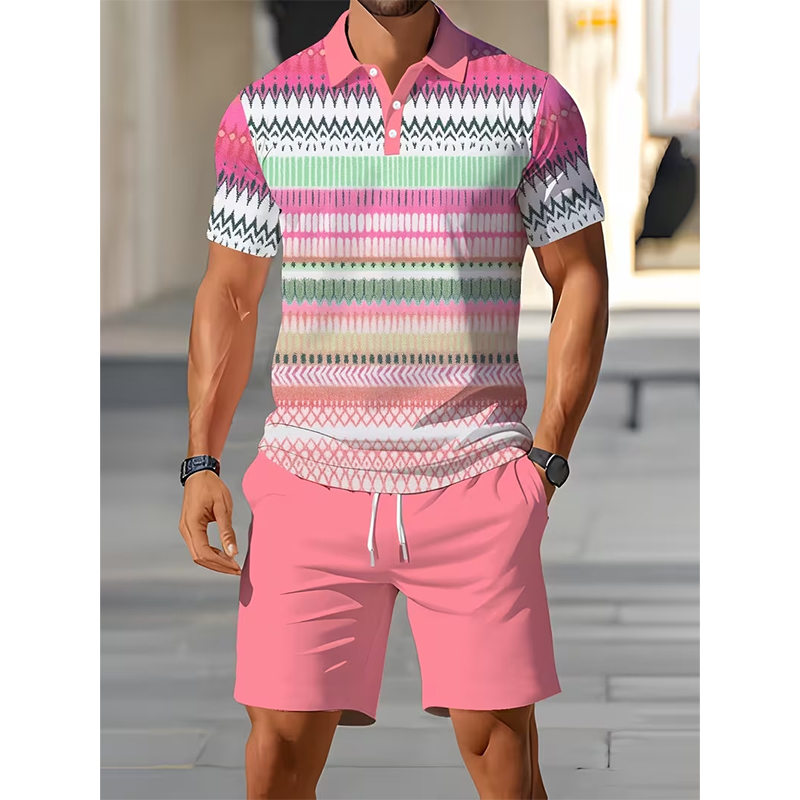 👕 50 % DE RÉDUCTION ! ☀️ Ensemble 2 pièces pour homme (chemise et short) – Confortable, respirant et polyvalent – Idéal pour l'été, les loisirs ou les voyages – Style décontracté et frais 🩳✨