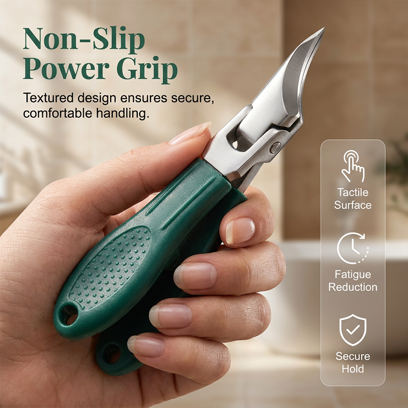 ✂️ Kit de manucure de précision 3 pièces | Lame incurvée anti-fissures - Lime double face pour lisser les bavures | 🏃‍ Soins à domicile - À emporter en voyage
