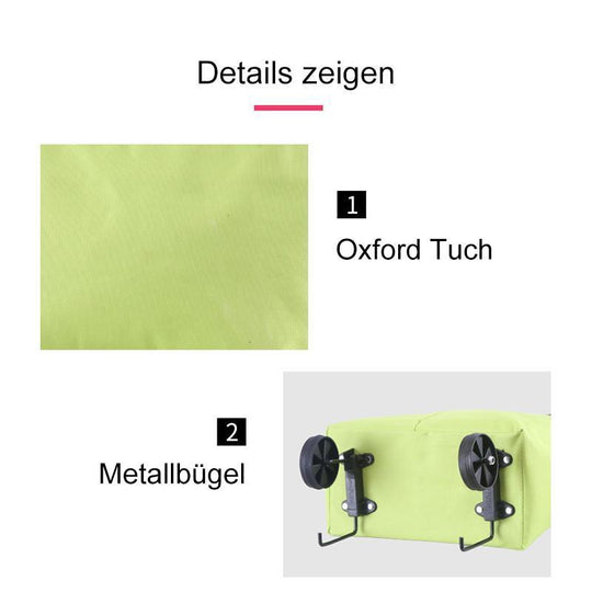 🎉 Soldes 2026 — Plus de 36 000 vendus 🛒 Chariot Courses 2 en 1 Pliable Léger 🛍️