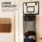 🎉Panier à linge de basket à accrocher à la porte | Jeu de score créatif, grand filet noir, panneau en acrylique et bois, installation sans perçage 🚪🏀