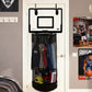 🎉Panier à linge de basket à accrocher à la porte | Jeu de score créatif, grand filet noir, panneau en acrylique et bois, installation sans perçage 🚪🏀