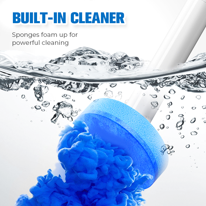 🧹 Kit de brosses de WC jetables | Élimination sans contact | Nettoyage quotidien des sanitaires · Élimination des salissures dans les recoins