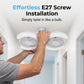 💡🔥 -50% ! Ventilateur Plafond LED Double Tête E27 – Double Rangée Grande Capacité Ventilation Refroidissement Instantané, LED Haute Transmittance Sans Scintillement Économie Énergie, Ultra-Silencieux Installation Secondes · Blanc ✨