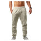 🏆VENTE DERNIÈRE JOURNÉE -50%🔥 Pantalon Décontracté en Lin À Cordon pour Homme