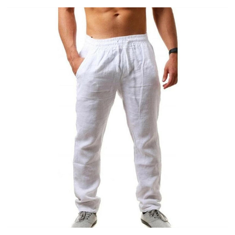🏆VENTE DERNIÈRE JOURNÉE -50%🔥 Pantalon Décontracté en Lin À Cordon pour Homme