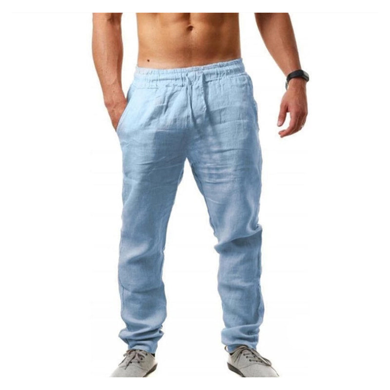 🏆VENTE DERNIÈRE JOURNÉE -50%🔥 Pantalon Décontracté en Lin À Cordon pour Homme
