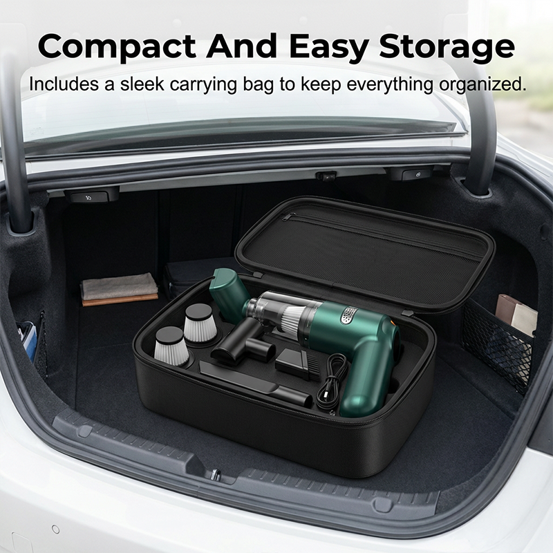 🚗 Aspirateur Voiture Sans Fil – Aspiration 10000Pa, Léger 400g & Batterie 4000mAh – 30 Min d’Autonomie – Parfait pour Voiture, Maison et Bureau 💨✨