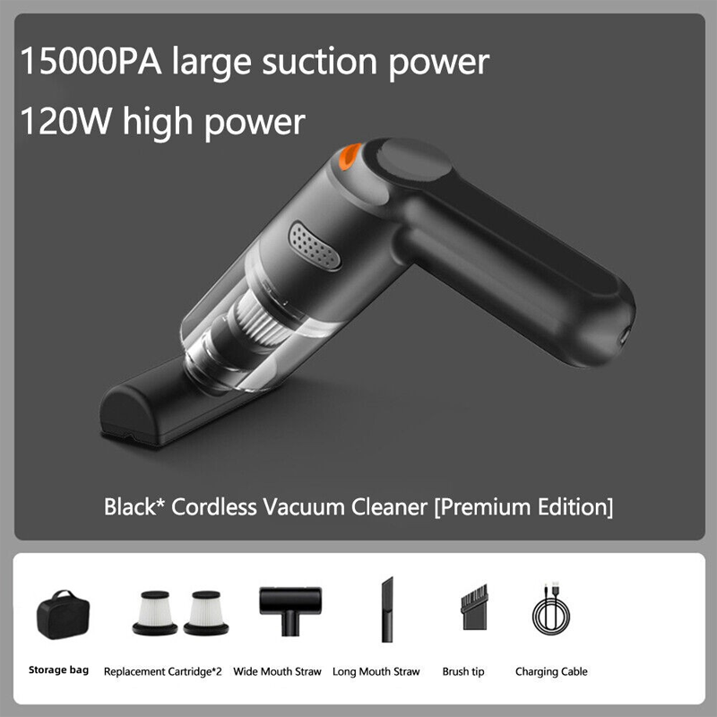 🚗 Aspirateur Voiture Sans Fil – Aspiration 10000Pa, Léger 400g & Batterie 4000mAh – 30 Min d’Autonomie – Parfait pour Voiture, Maison et Bureau 💨✨