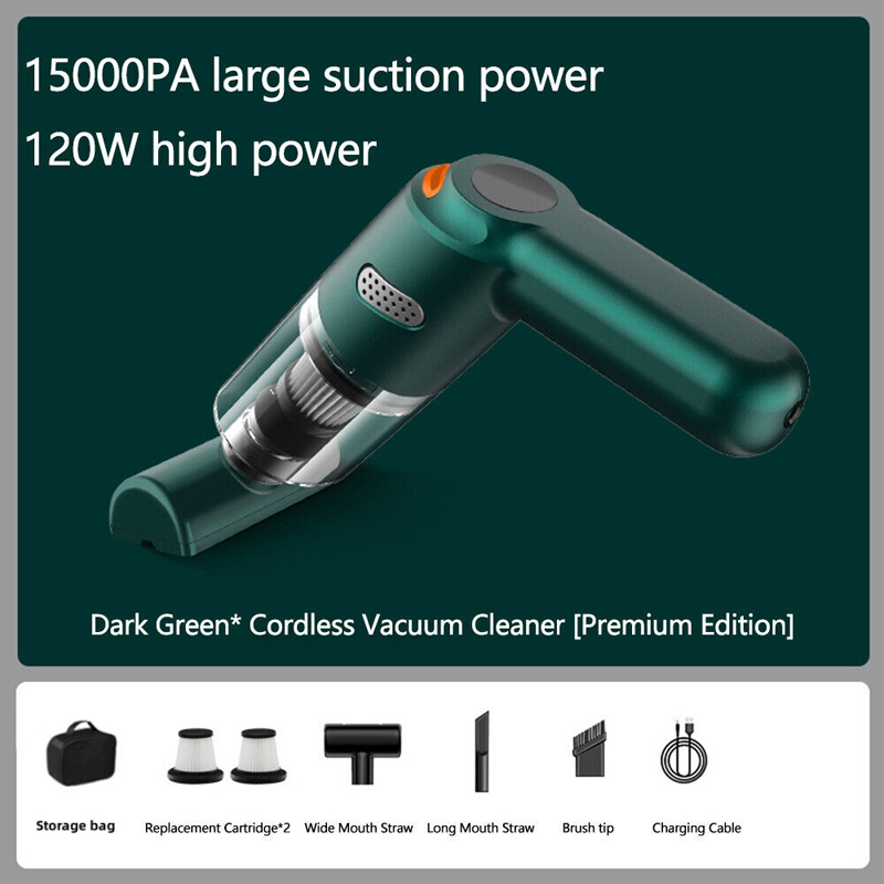 🚗 Aspirateur Voiture Sans Fil – Aspiration 10000Pa, Léger 400g & Batterie 4000mAh – 30 Min d’Autonomie – Parfait pour Voiture, Maison et Bureau 💨✨