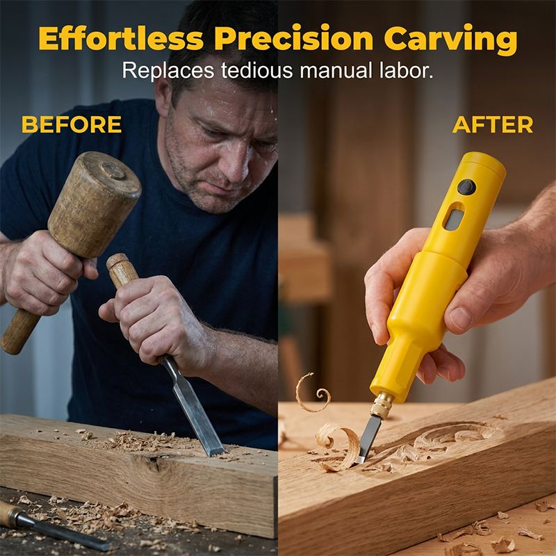 🔧✨ Kit d'outils de sculpture électriques tout-en-un : 50 % de réduction ! Précis, puissants, polyvalents – parfaits pour le bois, le linoléum et les projets de bricolage. 🔥🎨