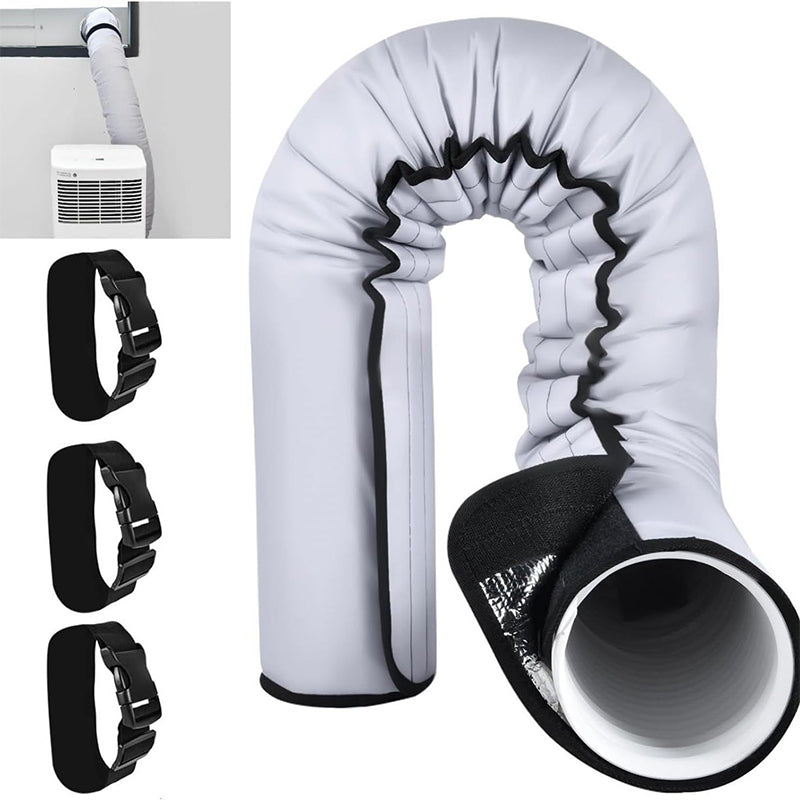 ❄️ 50% DE RÉDUCTION ! ✨ Housse isolante pour tuyaux de climatisation – Fermeture à glissière, réutilisable. Protège les tuyaux et apporte une touche d'élégance.