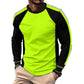👕 PROMO LIMITÉE 50% DE RÉDUCTION ! ✨ T-Shirt Manches Longues Color Block – Contrasté, Respirant, Coupe Sport 🔥