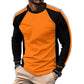 👕 PROMO LIMITÉE 50% DE RÉDUCTION ! ✨ T-Shirt Manches Longues Color Block – Contrasté, Respirant, Coupe Sport 🔥