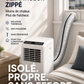 ❄️ 50 % DE RÉDUCTION – Manchon isolant pour tuyau de climatisation – réduit les pertes de chaleur – diminue la consommation d'électricité – pour l'été comme pour l'hiver