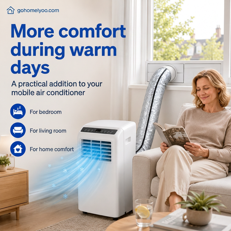 ❄️ 50 % DE RÉDUCTION – Manchon isolant pour tuyau de climatisation – réduit les pertes de chaleur – diminue la consommation d'électricité – pour l'été comme pour l'hiver