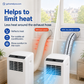 ❄️ 50 % DE RÉDUCTION – Manchon isolant pour tuyau de climatisation – réduit les pertes de chaleur – diminue la consommation d'électricité – pour l'été comme pour l'hiver