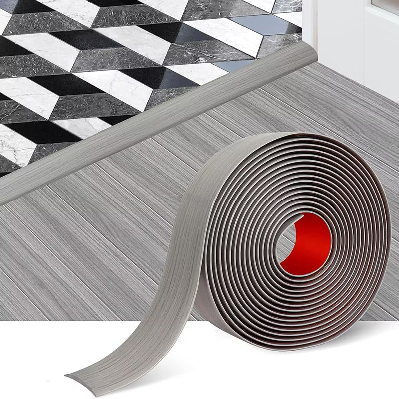 🔧 PROMO LIMITÉE 50% DE RÉDUCTION ! ✨ Bande de Transition de Sol Flexible – Auto-Adhésive, PVC Durable, Anti-Trébuchement 🏠