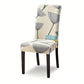 🛋️Housse de chaise universelle en tissu élastique avec imprimé – pour le dossier et l'assise, lavable et polyvalente, pour la table à manger et le salon 🪑