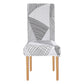 🛋️Housse de chaise universelle en tissu élastique avec imprimé – pour le dossier et l'assise, lavable et polyvalente, pour la table à manger et le salon 🪑