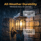 💡 Applique solaire à détection de mouvement | Trois modes d'éclairage · Résistante aux intempéries et à la pluie | Éclairage nocturne pour porches, terrasses et espaces extérieurs