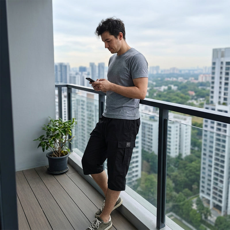 🔥50 % DE RÉDUCTION !!👖 Pantalon court de style professionnel à multiples poches | Poches latérales · Taille à cordon de serrage · Séchage rapide et respirant · Genouillères | Au quotidien / En plein air / À la maison