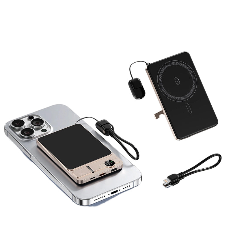 🔋 OFFRE LIMITÉE : 50 % DE RÉDUCTION ! ✨ Chargeur portable magnétique 3 en 1 – Sans fil, support intégré, ultra-fin 🍃