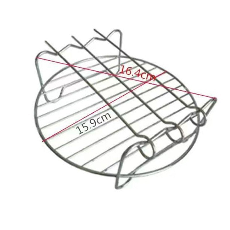 🔥50 % DE RÉDUCTION🍖 Grille de four en acier inoxydable | Forme ronde pour une cuisson homogène · Résistante à la rouille et durable · Facile à nettoyer | Pour les fours d'intérieur et les barbecues d'extérieur