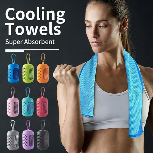 ❄️💦 Serviette fraîche respirante | Effet rafraîchissant longue durée, légère et absorbante pour tous entraînements ✅